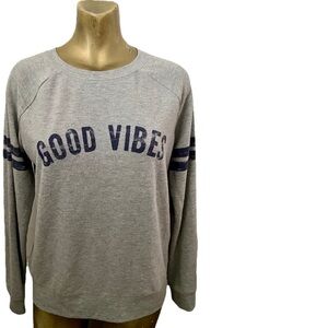 GRAYSON THREADS Good Vibes SWEATSHIRT Retro Style Size Large